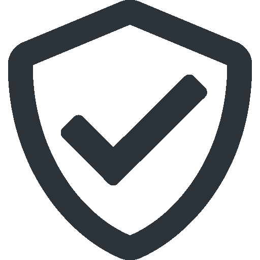 Datenschutzkonform nach der DSGVO. Das wird symbolisch mit einem Schild und einem Erledigt-Haken dargestellt.